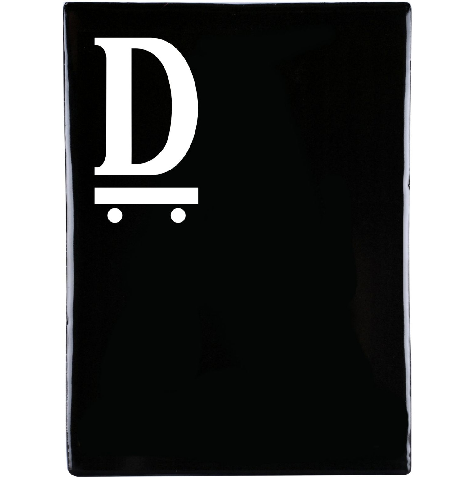 Hand Made Stoneware Letters - Abbreviated "D"