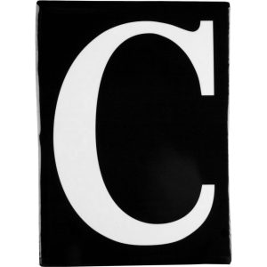 Hand Made Stoneware Letters - C