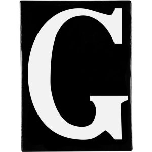 Hand Made Stoneware Letters - G