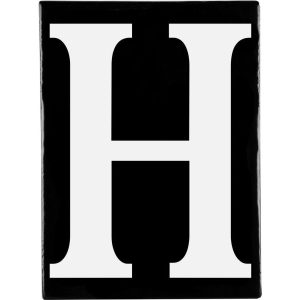 Hand Made Stoneware Letters - H