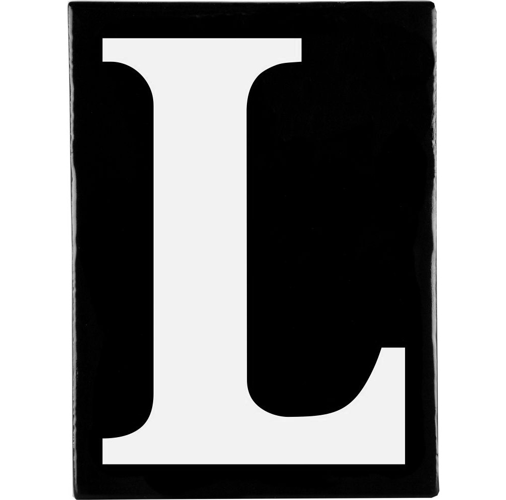 Hand Made Stoneware Letters - L