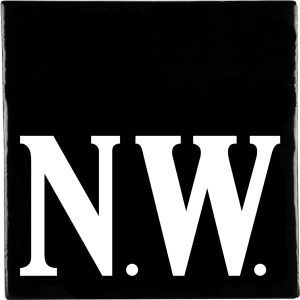 Hand Made Stoneware Letters - N.W.