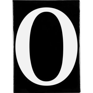 Hand Made Stoneware Letters - O