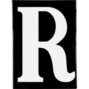 Hand Made Stoneware Letters - R