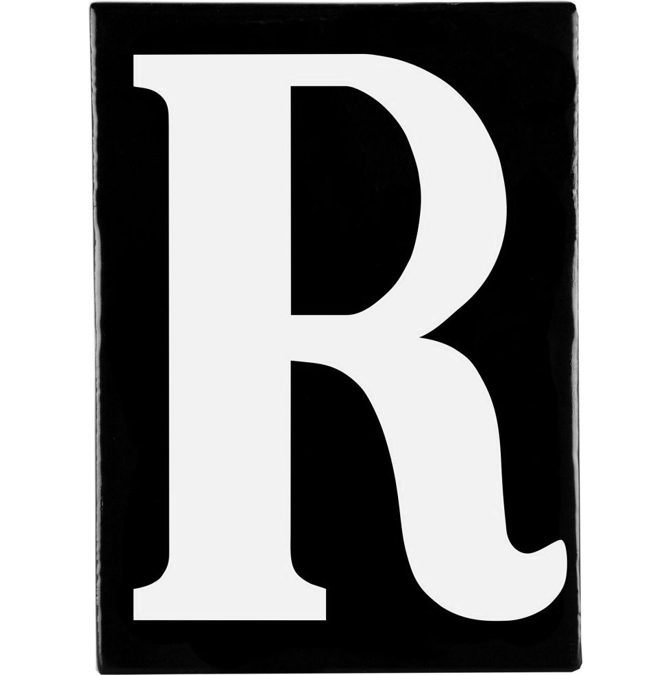 Hand Made Stoneware Letters - R