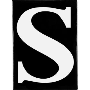Hand Made Stoneware Letters - S