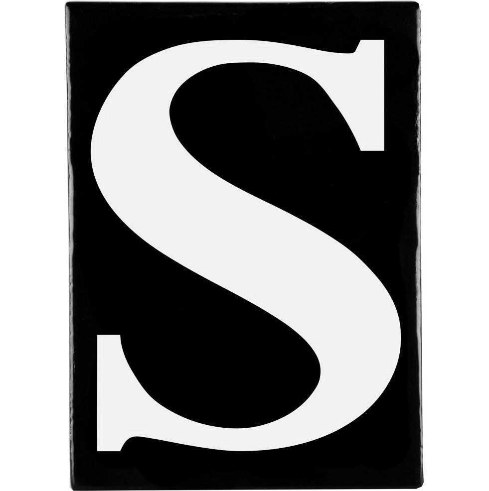 Hand Made Stoneware Letters - S