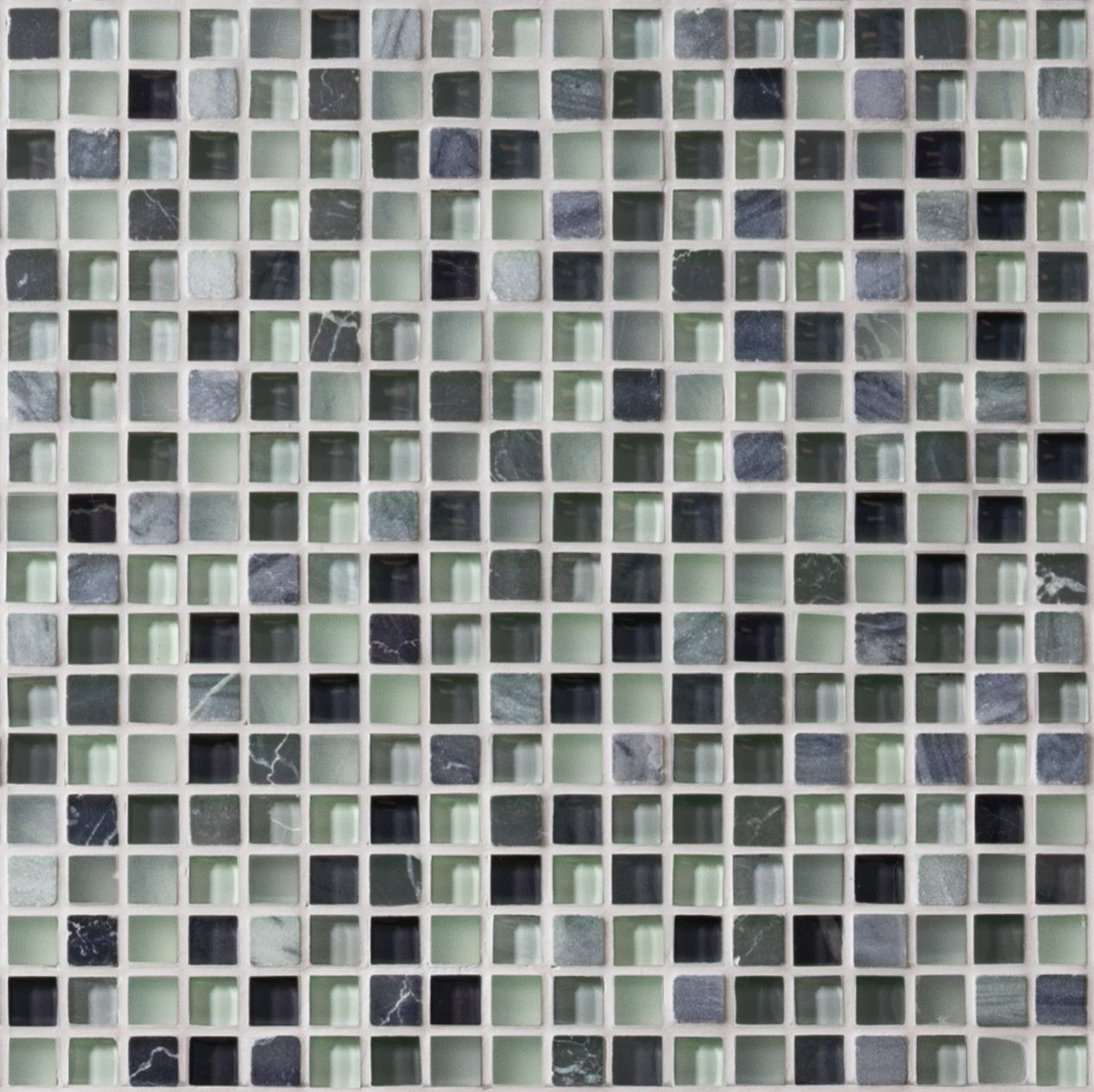 Grey and Black Mosaics - Lial Earth And Fire Mixed Mosaic