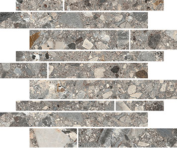Porcelain Floor Tiles - Norway Farge Long Tile Mosaic 30x30