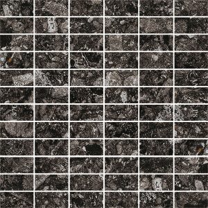 Porcelain Floor Tiles - Norway Svart Mosaic 30x30