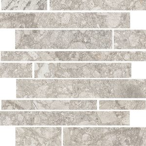 Porcelain Floor Tiles - Norway Vit Long Tile Mosaic 30x30