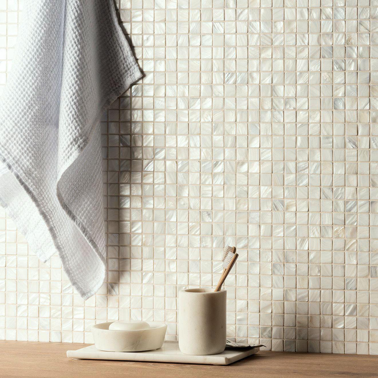White Mosaics - Pearl Shell Mosaic - Image 2