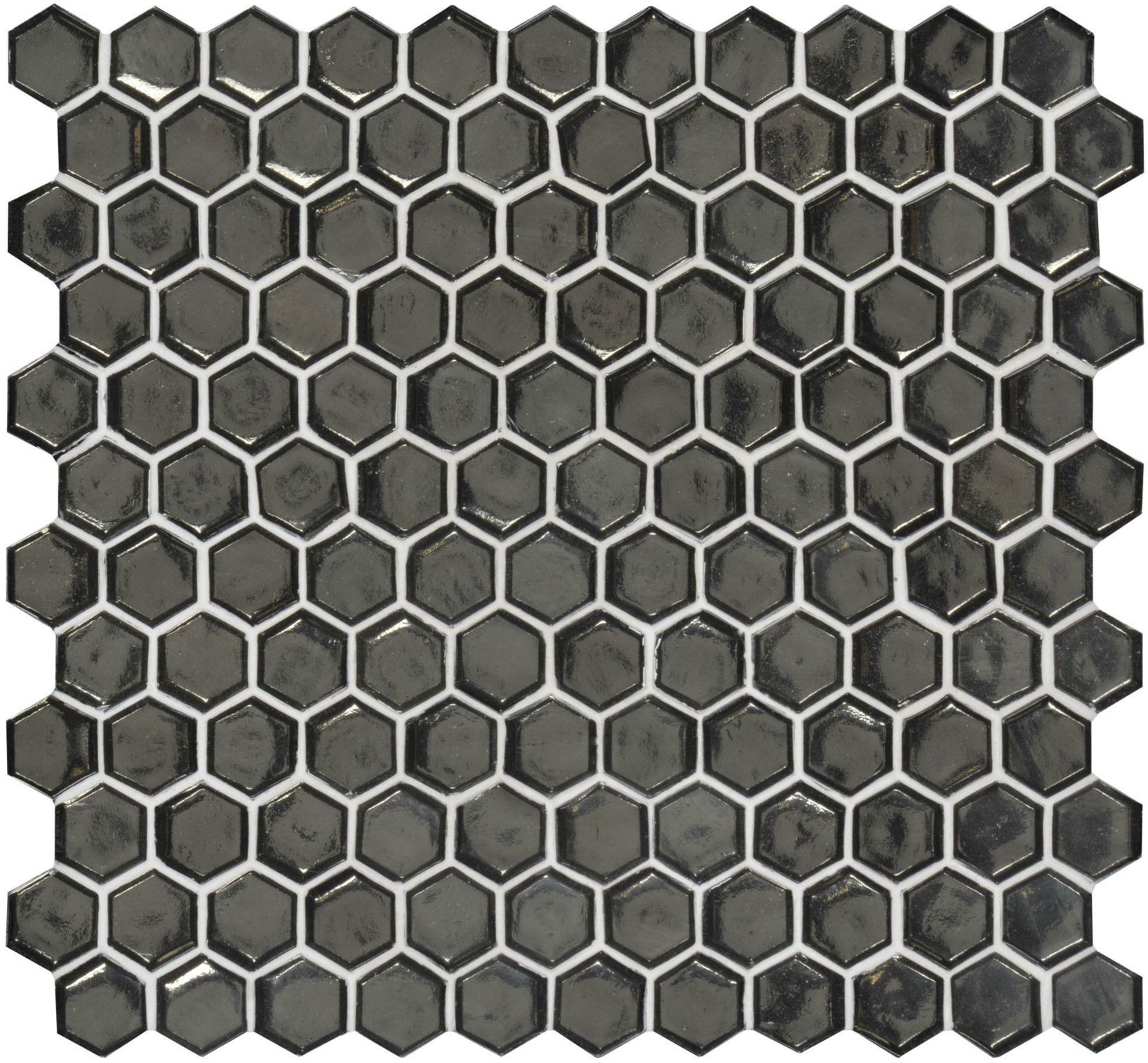 Grey and Black Mosaics - Poona Glass Mosaic