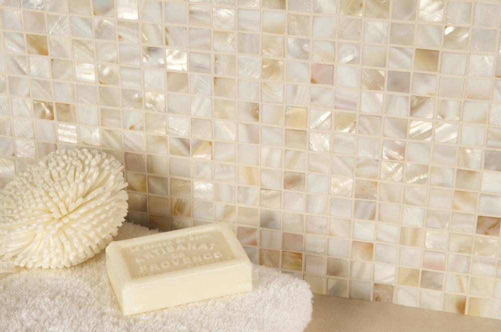 Cream and Brown Mosaics - Purity Shell Mosaic - Image 2