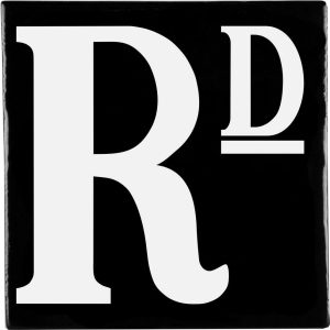 Hand Made Stoneware Letters - Rd