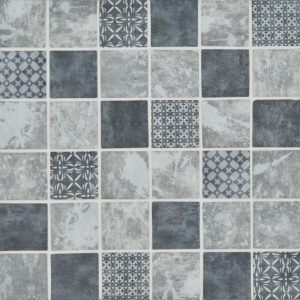 Grey and Black Mosaics - Venetia Recycled Glass Mosaic