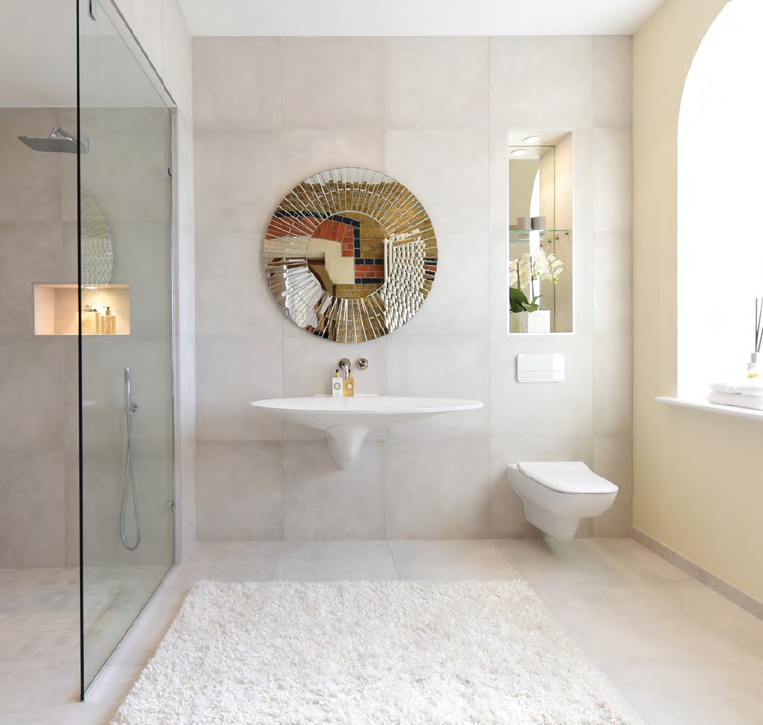 Porcelain Floor Tiles - Dreamwell White Matt 60x30 - Image 2