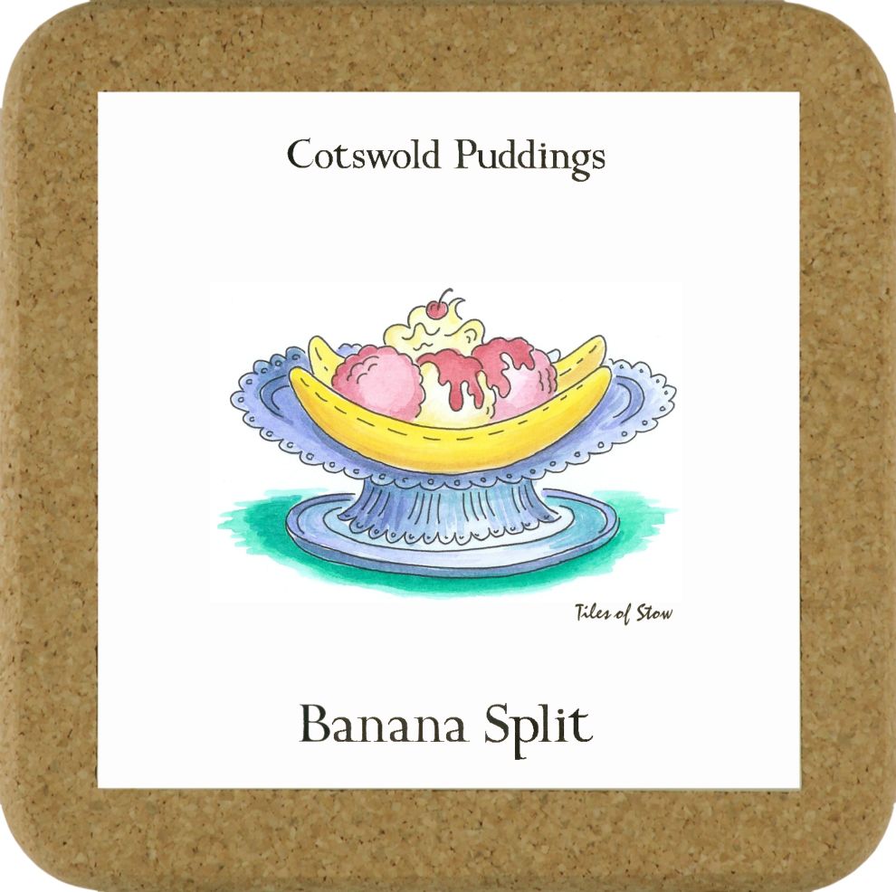Pudding Tile Mats - Banana Split