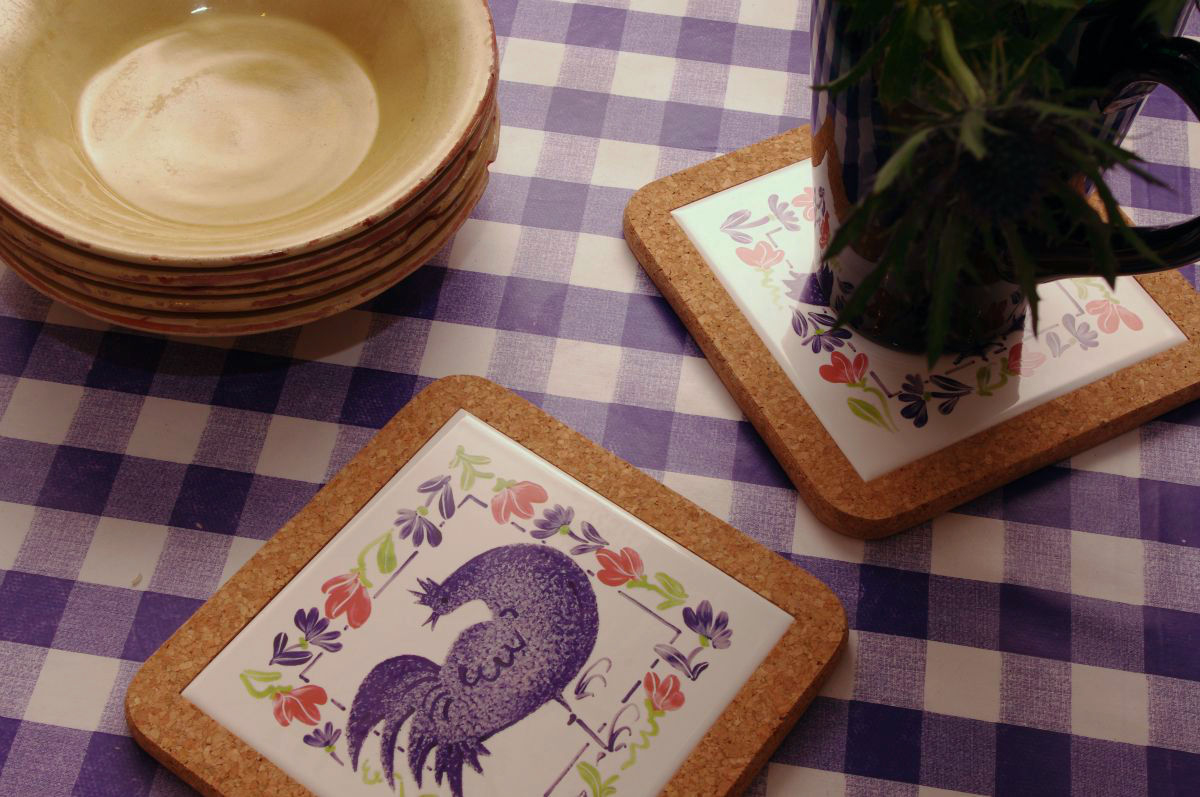 Birds & Flowers Tile Mats - Duck - Image 2