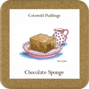 Pudding Tile Mats - Chocolate Sponge Pudding