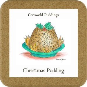 Pudding Tile Mats - Christmas Pudding