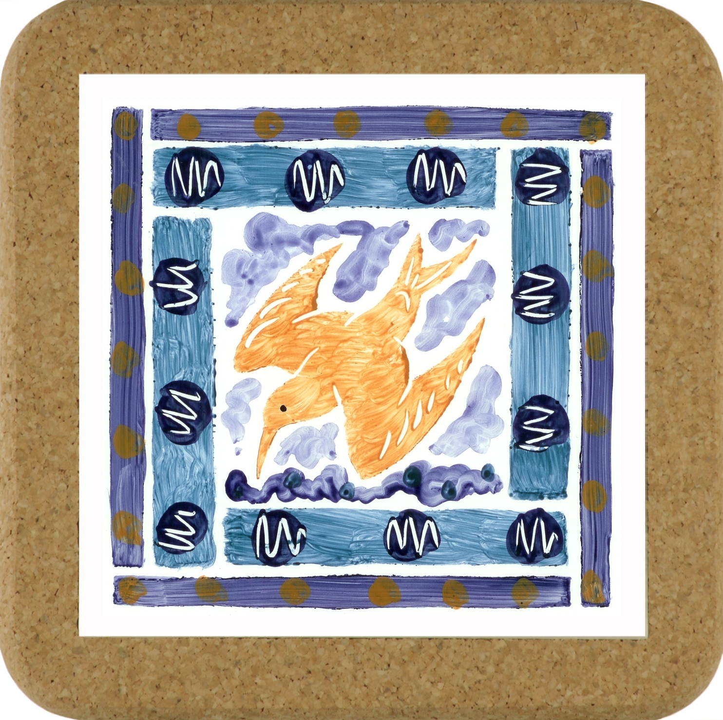 Camargue Tile Mats - Cormorant