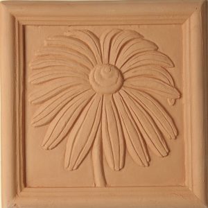 Botanical Terracotta Plaques - Daisy