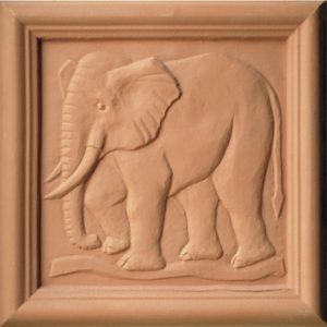Animal Terracotta Plaques - Elephant