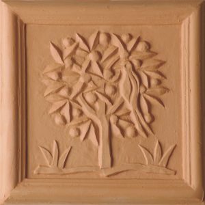 Botanical Terracotta Plaques - Orange Tree