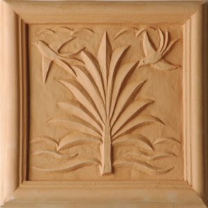 Botanical Terracotta Plaques - Palm Tree