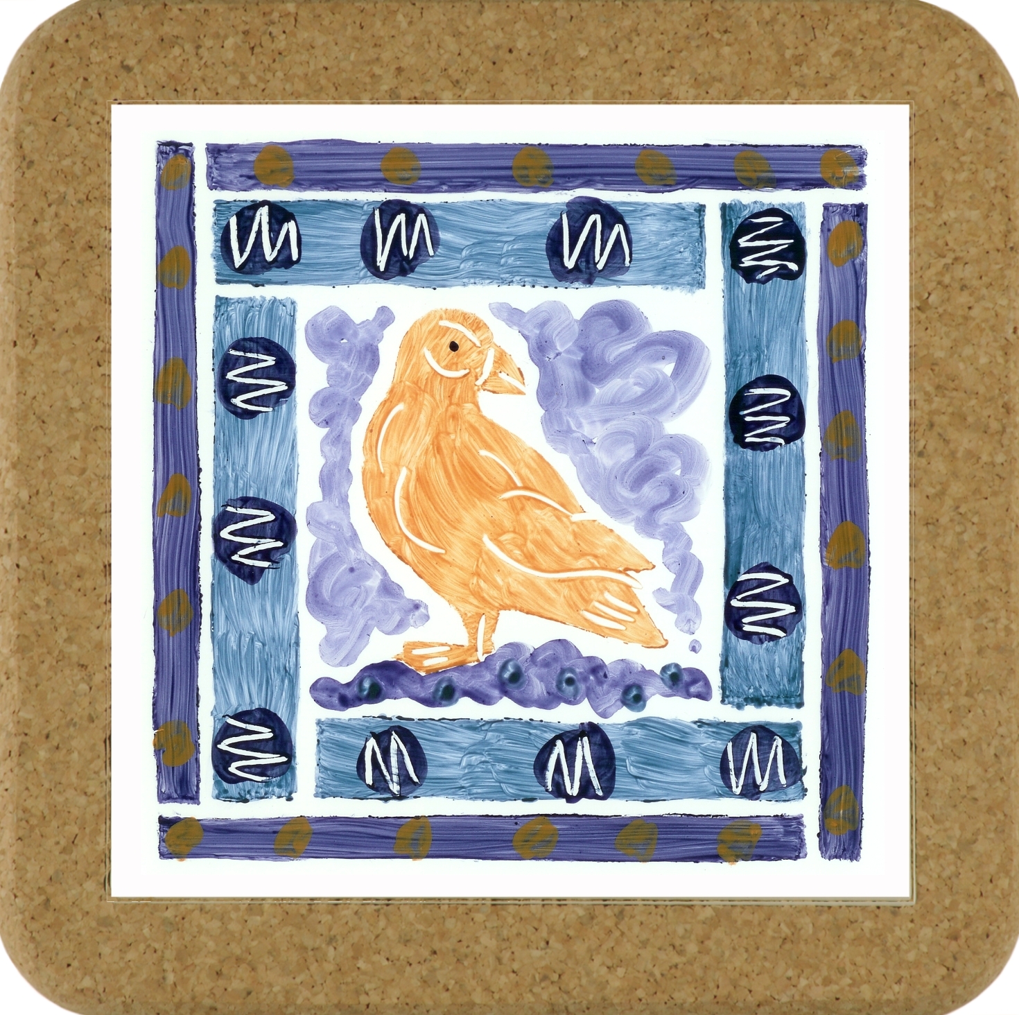 Camargue Tile Mats - Puffin