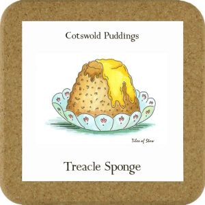 Pudding Tile Mats - Treacle Sponge