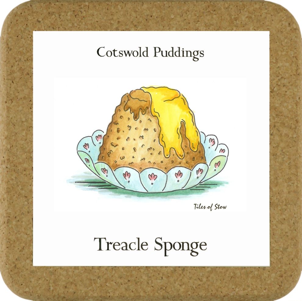 Pudding Tile Mats - Treacle Sponge