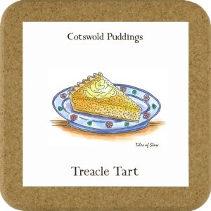 Pudding Tile Mats - Treacle Tart