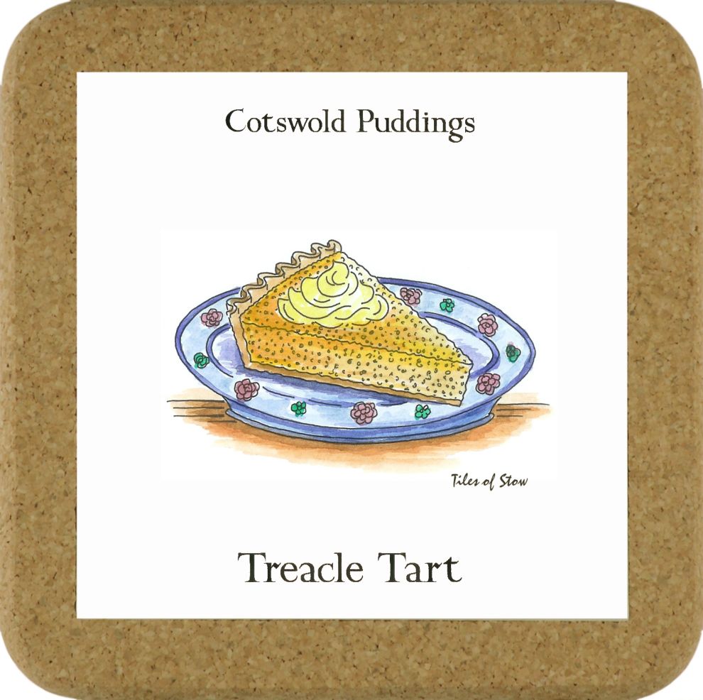 Pudding Tile Mats - Treacle Tart