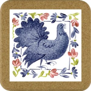 Birds & Flowers Tile Mats - Turkey