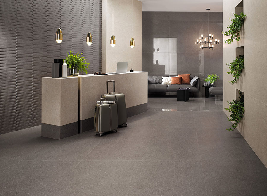 Porcelain Floor Tiles - K-One Matt Grey 60x30 - Image 2