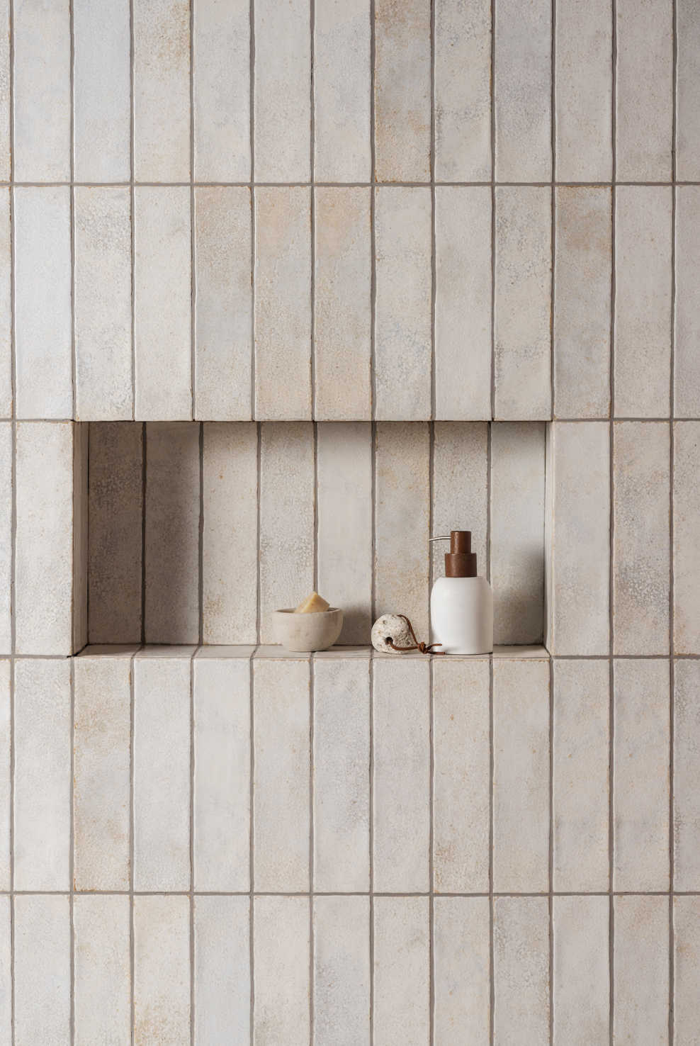 Oken Brick Wall Tiles - White - Image 3