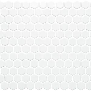 White Mosaics - White Honeycomb