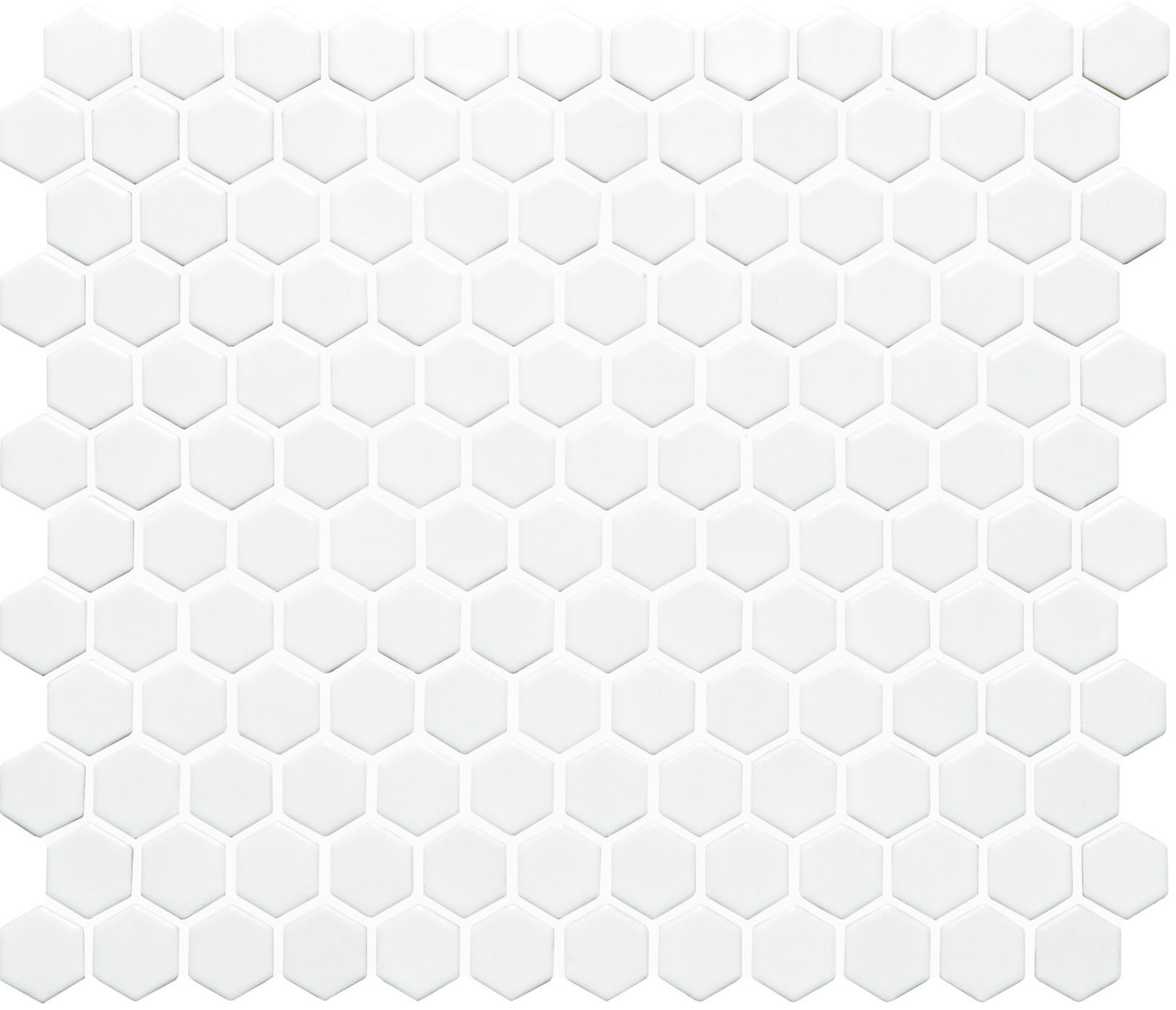 White Mosaics - White Honeycomb