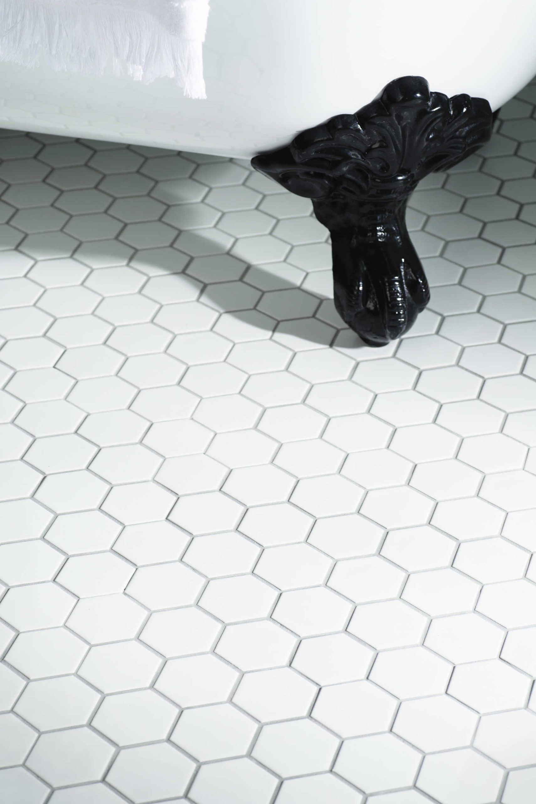 White Mosaics - White Large Honeycomb - Image 2