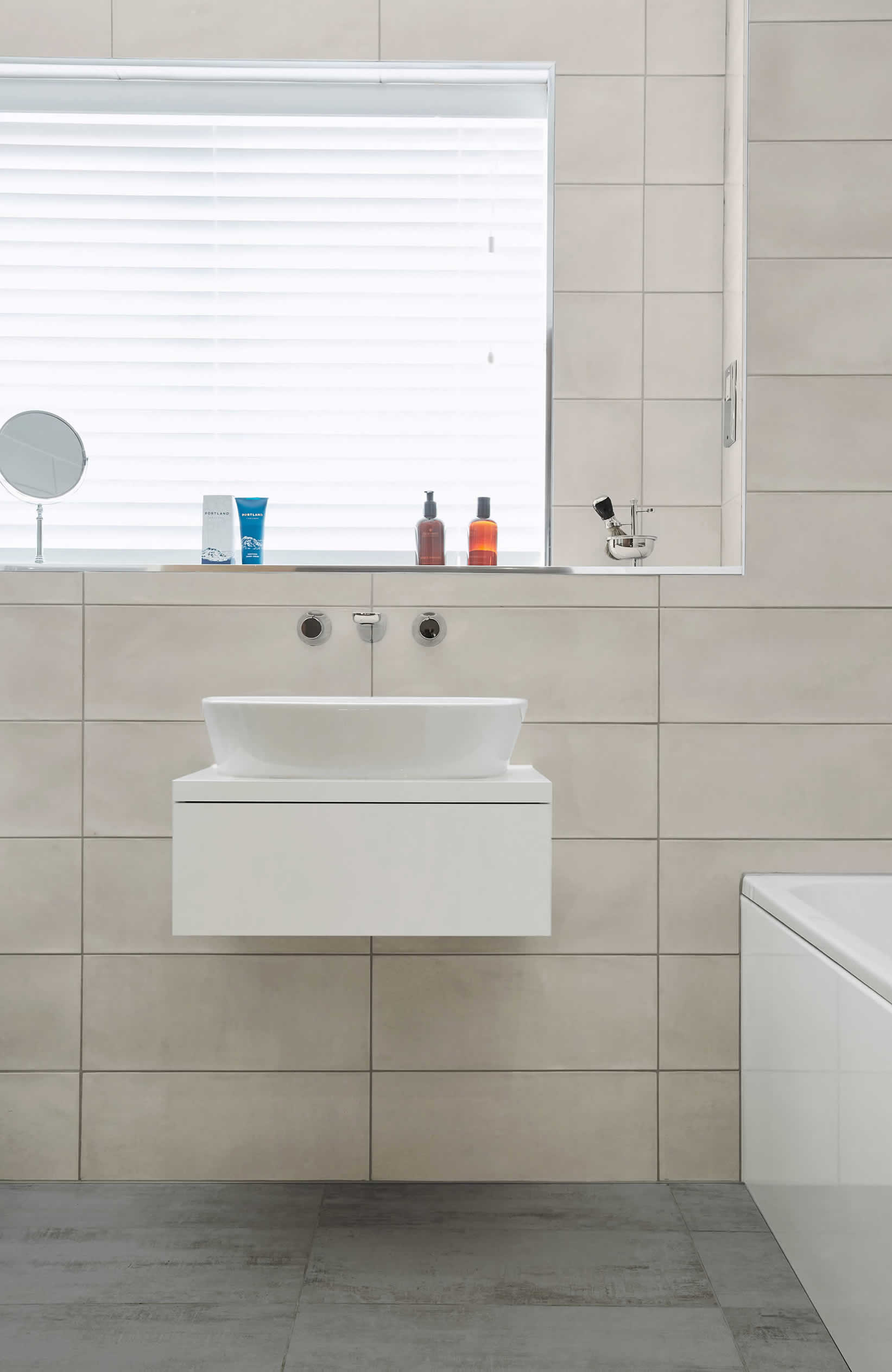 Montblanc White Large Format Tiles