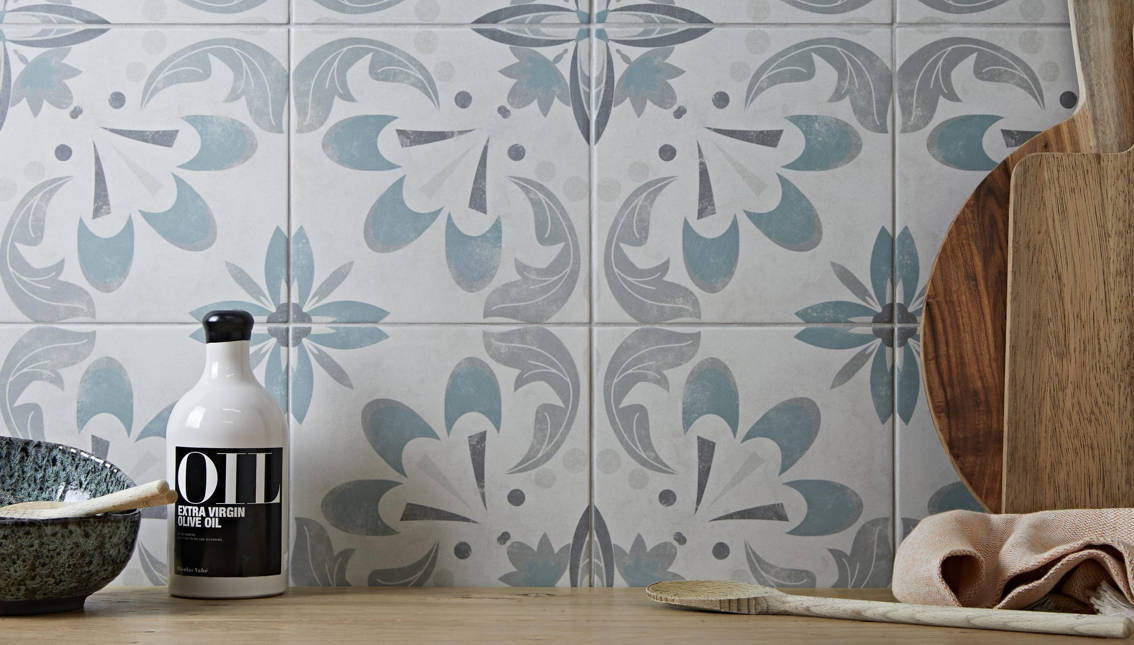 Verve Decorative Floor Tiles by Tiles of Stow