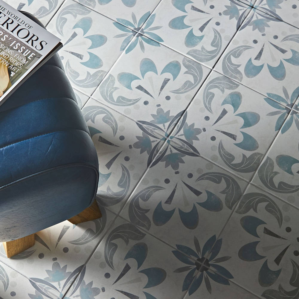 Verve Decorative Floor Tiles by Tiles of Stow