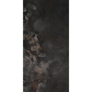 Cumulus Black polished large format porcelain