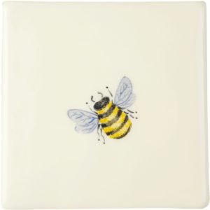 Hand painted Tiles - Bugs & Insects Bee - Tiles of Stow
