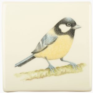 Hand painted Tiles - Garden Birds - Coaltit - Tiles of Stow