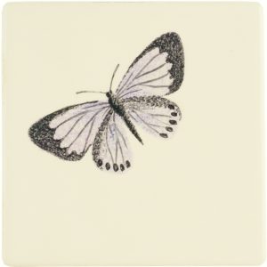 Hand painted Tiles - Bugs & Insects Purple Butterfly - Tiles of Stow
