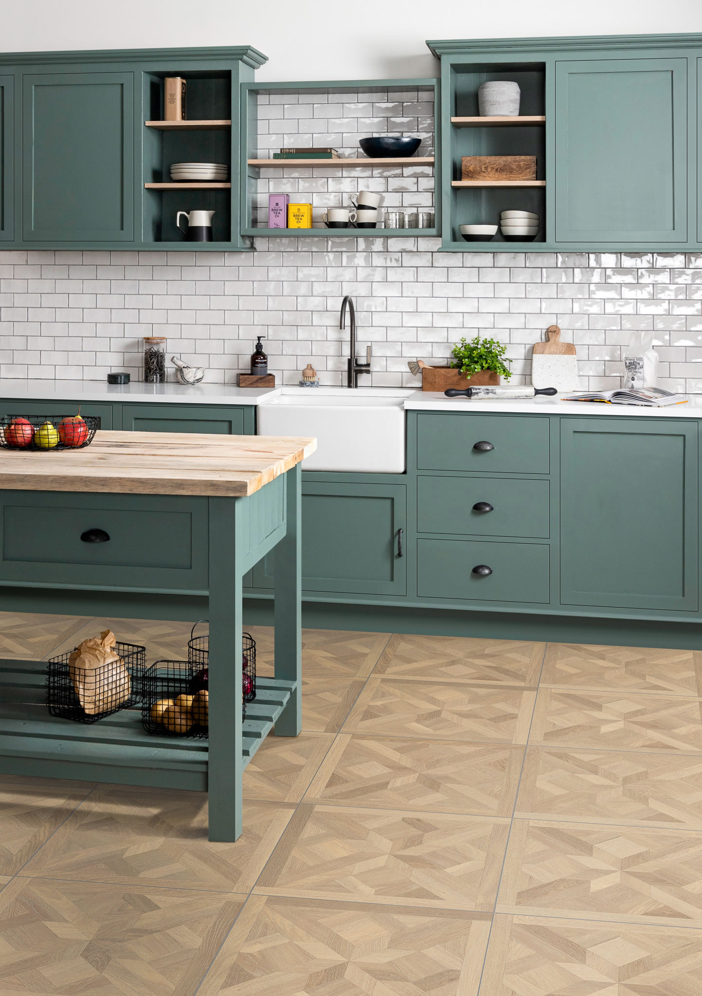 Heartwood Porcelain Parquet Oak - Image 2