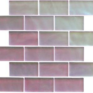 Radiance Glass Gloss iridescent mosaic tiles - Tiles of Stow